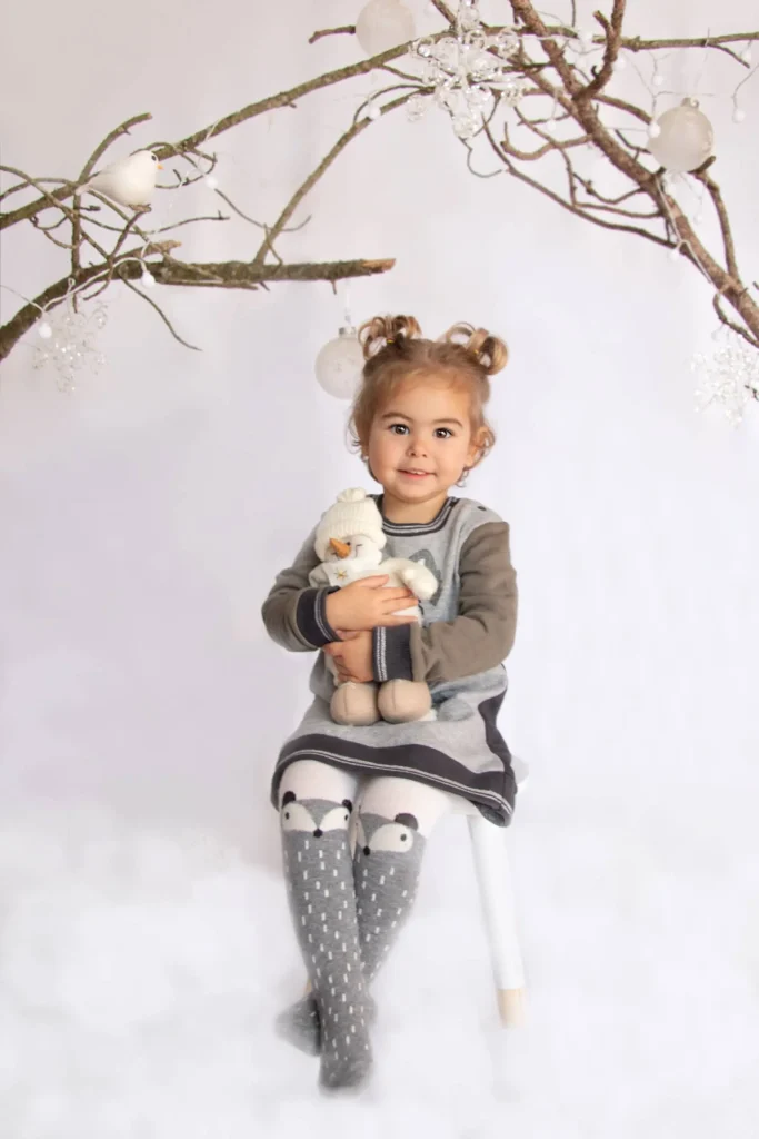 fotografa infantil sesion navidad en manresa