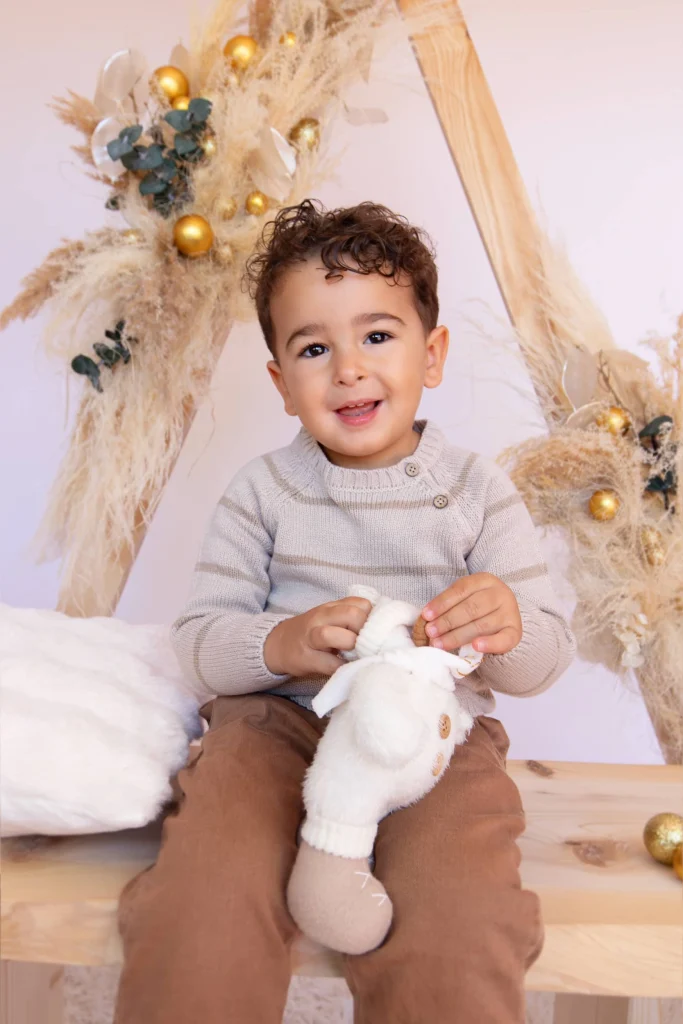 fotografa infantil sesiones navidad manresa