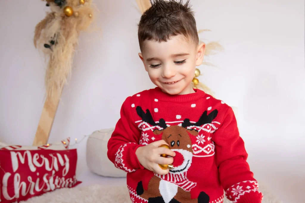 fotografia de navidad para niños