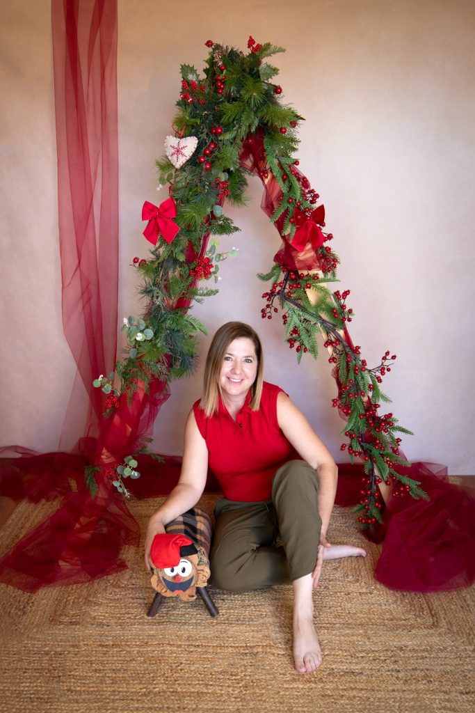 sesion fotografia decorado navidad