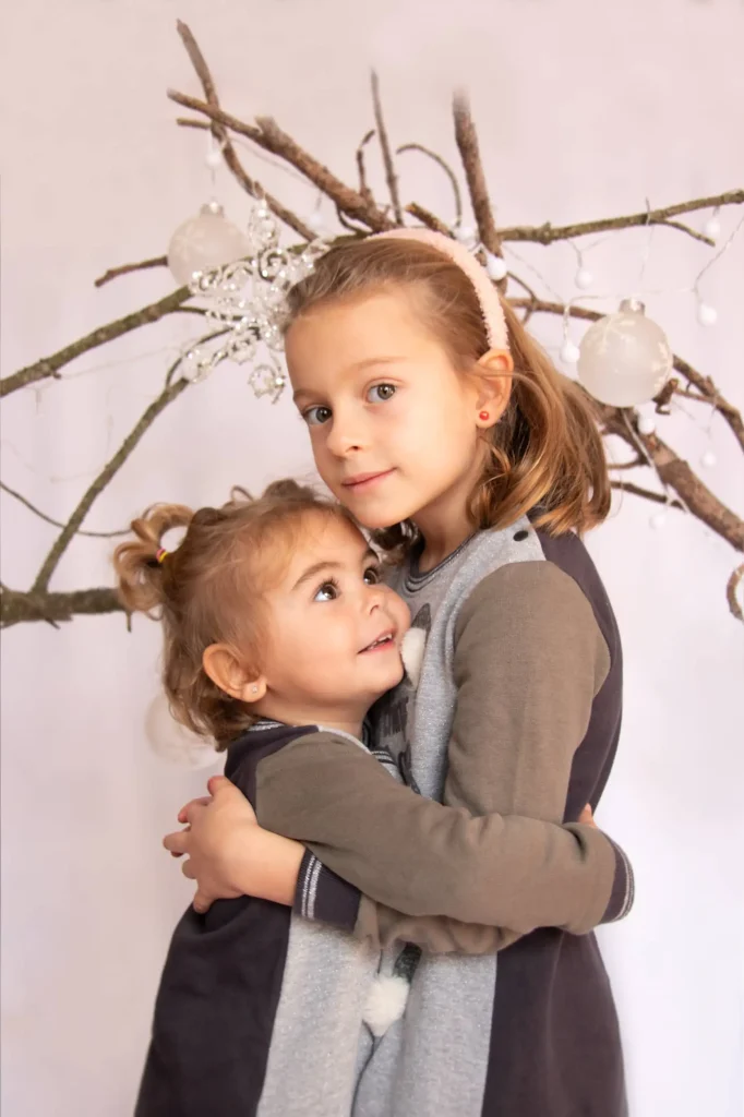 sesion fotografica navideña en el bages