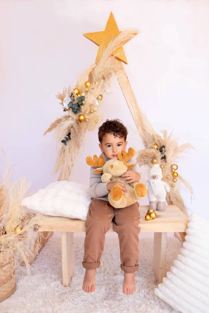 sessio fotografia infantil nadal al bages