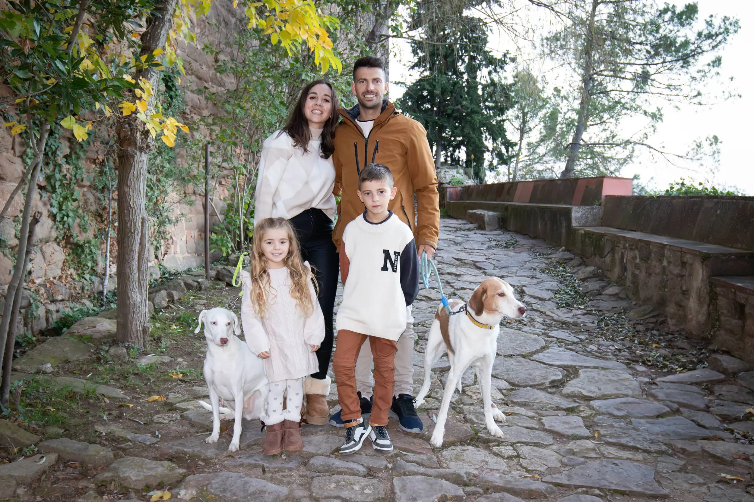 fotos familia amb mascotes